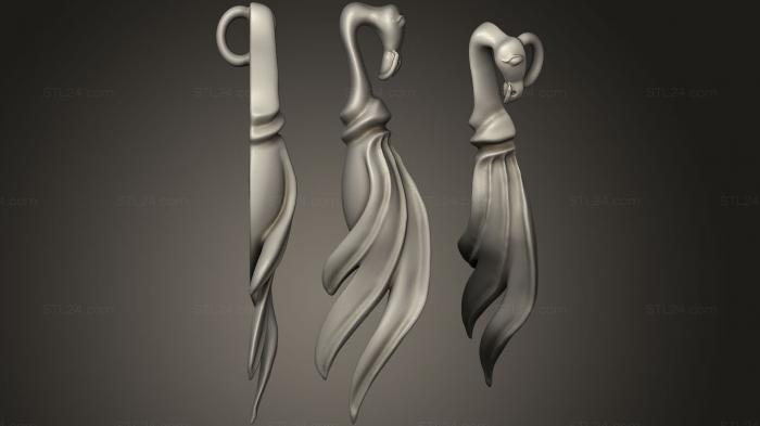 Jewelry (Flamingo Pendant, JVLR_0402) 3D models for cnc